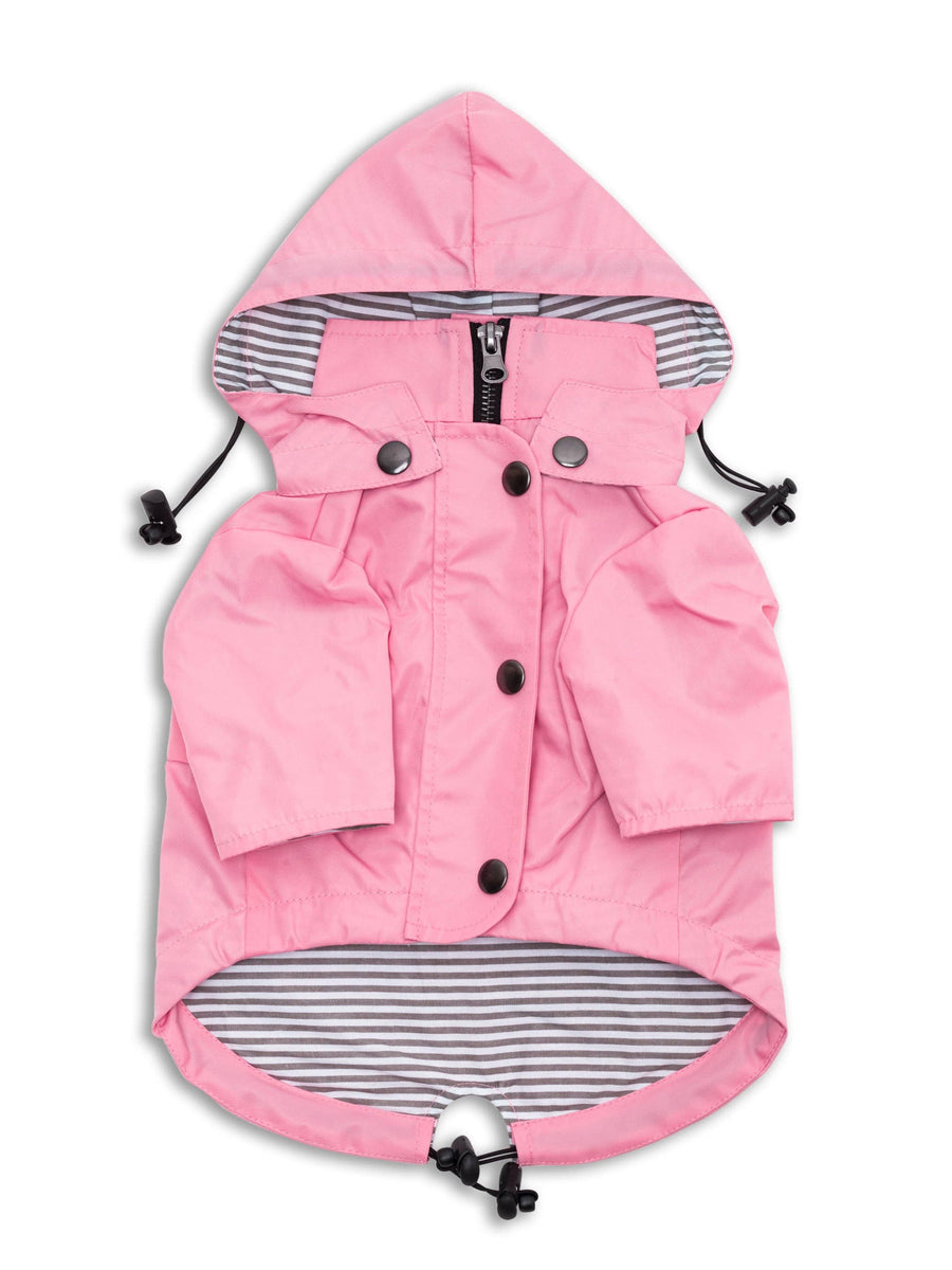 Light hot sale pink raincoat