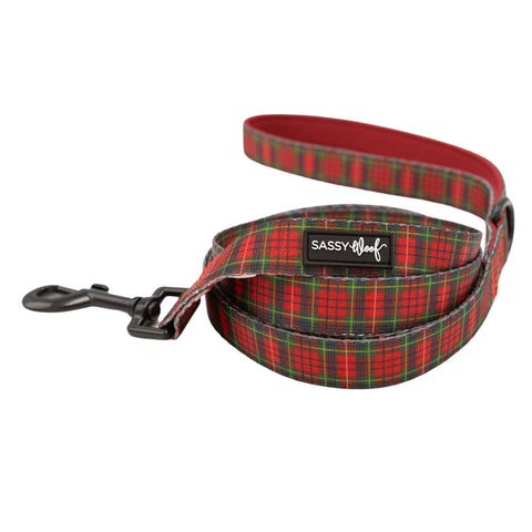 'Deck the Paws' Dog Fabric Leash