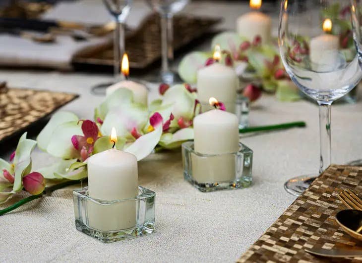 2.25 X 3" Bulk Pillar Candles Unscented Decor Pillar- Ivory: Ivory