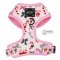 Dog Adjustable Harness - Candy Cane Coquette : Medium