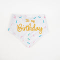 Dog Birthday Bandana | Embroidery It's My Birthday Snap on : M