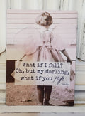 Vintage Fairy What If You Fly Magnet