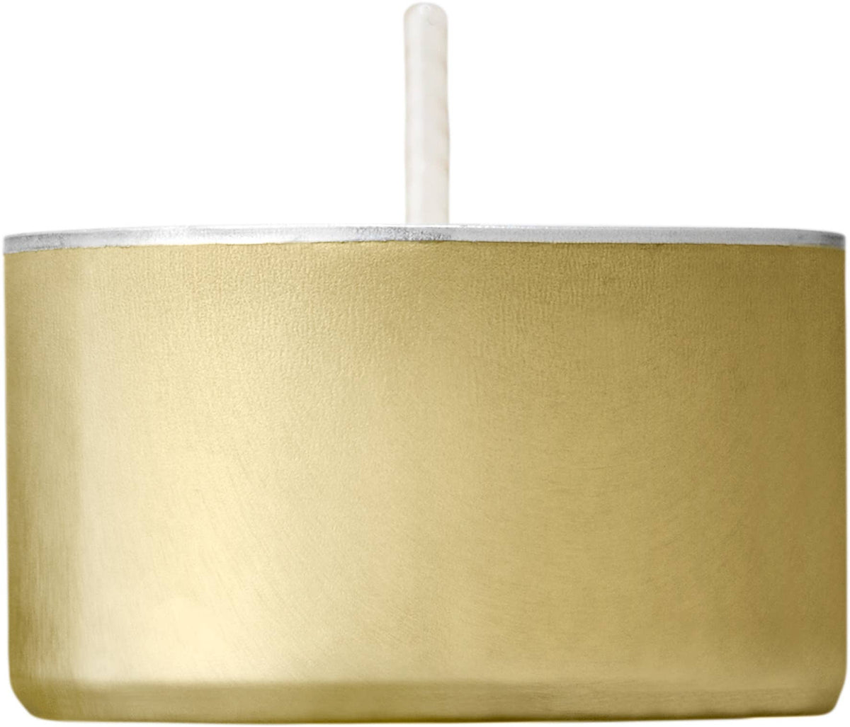 BOLSIUS Gold Cup Tealights - 8 Hour - 100 Pack