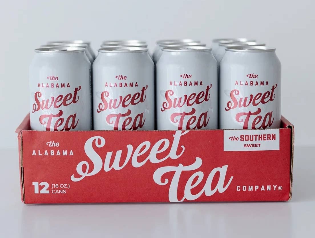 Alabama Sweet Tea – Original Sweet Tea (16oz Can, 12-Pack) – FletchandLo