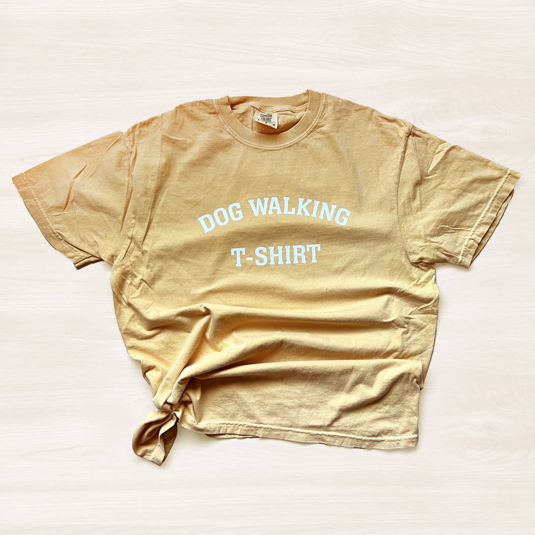Dog Walking T-Shirt: Bay / XL