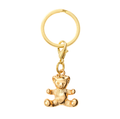 Gold Bear Valentine's Day Collar Charm