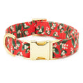 Rifle Paper Co. x TFD Mistletoe Dog Collar: Medium