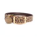 Leopard Print Dog Collar: XS