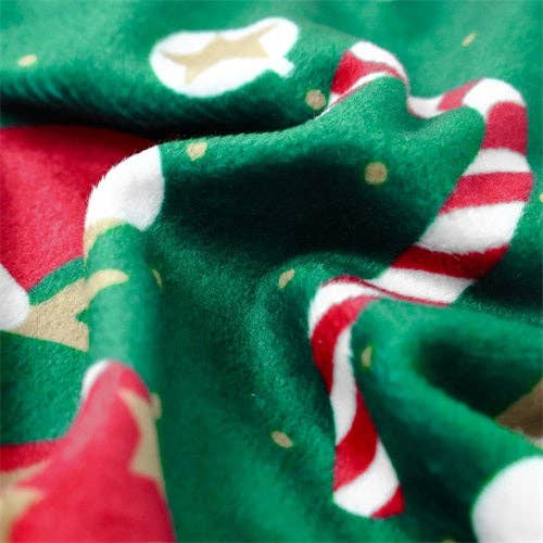Christmas Green Dog Pajamas: XX-large