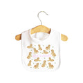 Peek-a-doodle Baby Bib: Pink