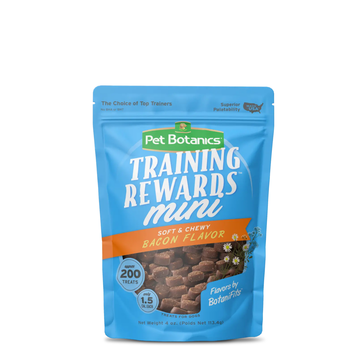 Training Rewards Soft Chewy Dog Treats, Mini, 10-oz bag- Bacon
