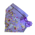Tossed Bunnies, Lavender: Bow / L