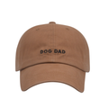 HatPhile Dog Dad Soft Baseball Cap – Adjustable Cotton Hat for Dads: Brown