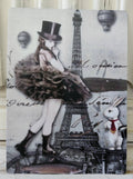 Magnet Vintage Collage Eiffel Tower Tutu