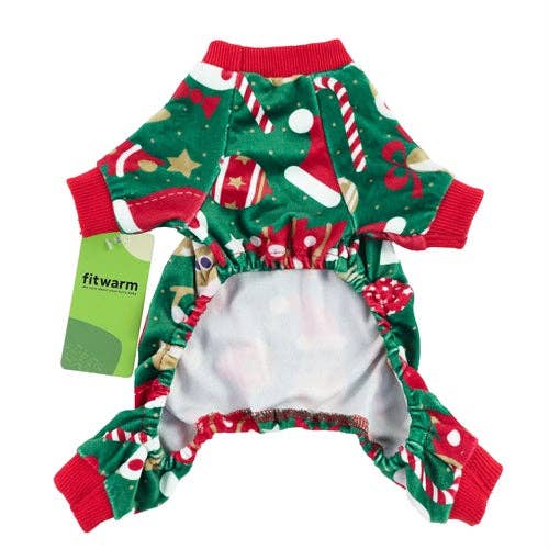 Christmas Green Dog Pajamas: XX-large