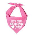 Dog Birthday Bandana | XL | Gotcha Day Pet Bandana, Pink, Party: X-Large