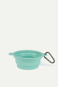 Rubber Travel Bowl: Mint