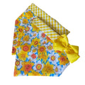 Yellow & White Daffodils: Bow / XL