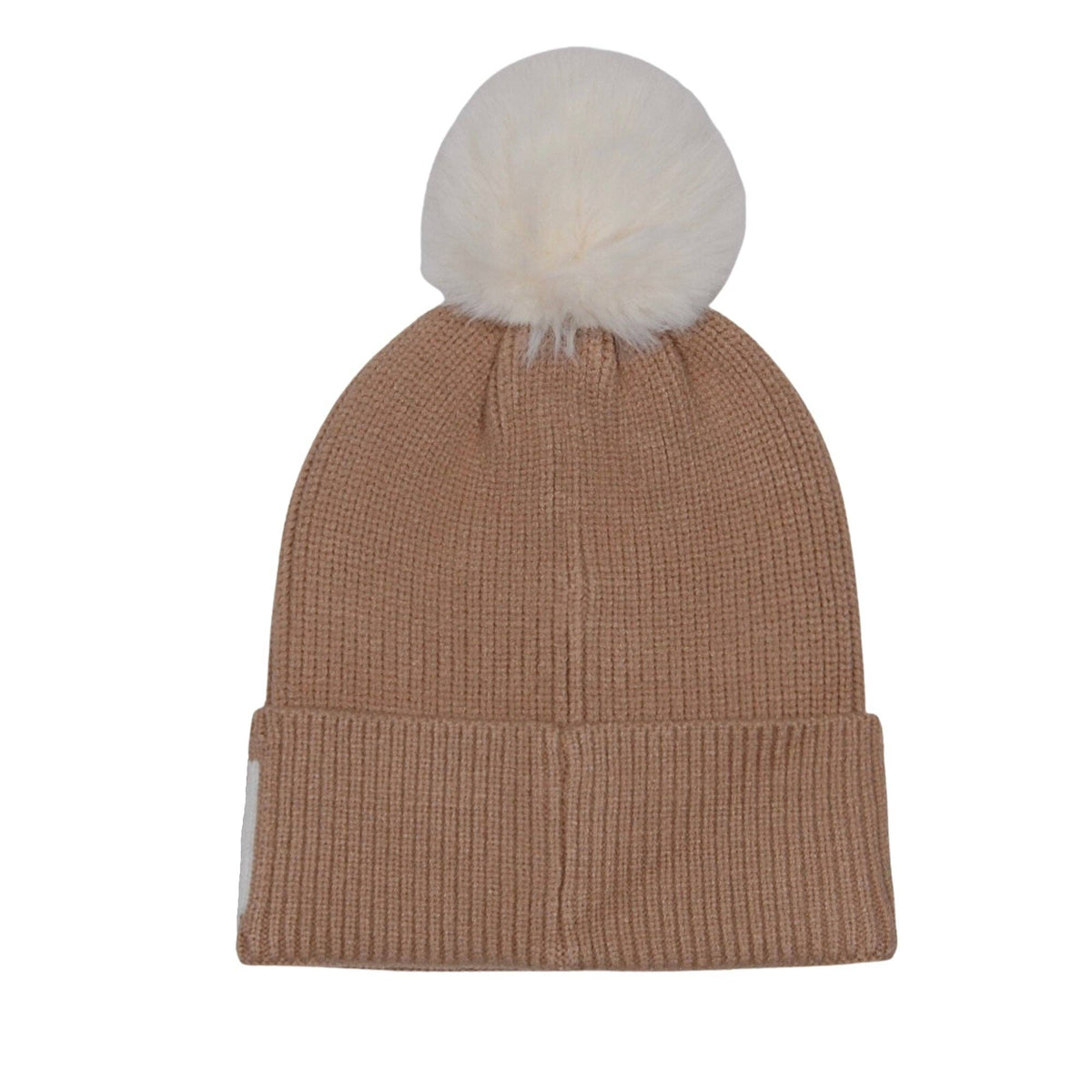 HatPhile Doodle Mom PomPom Knit Beanie – Cozy Toque Stocking for Doodle Lovers: Gray Pink