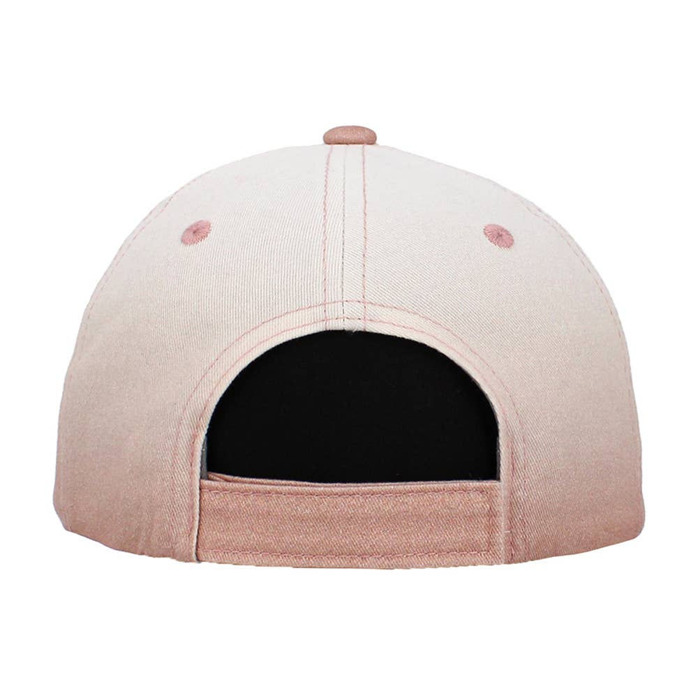 Dog Mom Message Ombre Baseball Cap: Mint