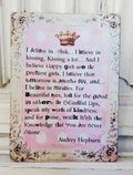 Audrey Hepburn I Believe In Pink Magnet