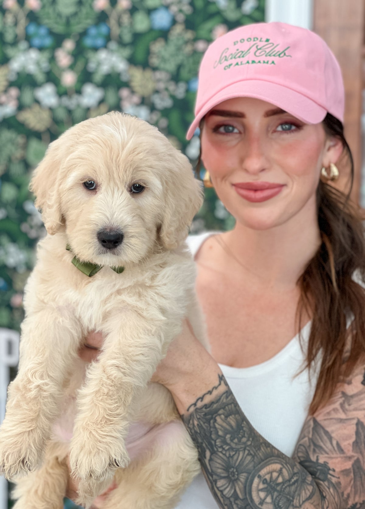 Pink Doodle Social Club Baseball Cap