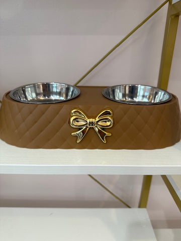 Bow Dual Dog Bowl
