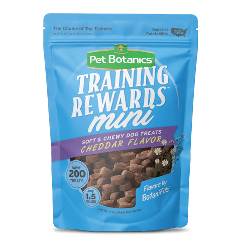 Training Rewards Soft & Chewy Dog Treats, Mini, 4-oz bag - Cheddar