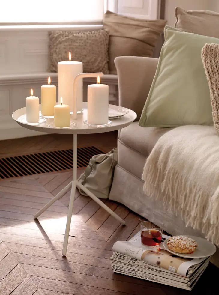 3 X 4" Wedding Centerpiece Pillar Candles Unscented-Ivory: Ivory