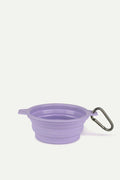 Rubber Travel Bowl for Dogs: Lavender