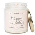 Happy Birthday 9 oz Soy Candle - Home Decor & Gifts
