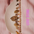 Collar de Ágata Rosa Católica