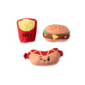 FAST FOODIES 3PC DOG TOY SET