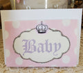 Mini Pink BABY Crown Greeting Card