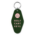 Retro Hotel Keychain - Golf Cart Keys