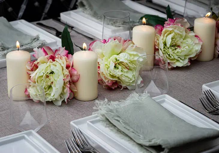 3 X 4" Wedding Centerpiece Pillar Candles Unscented-Ivory: Ivory