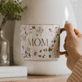 Floral Mom Coffee Mug - Home Decor & Gifts