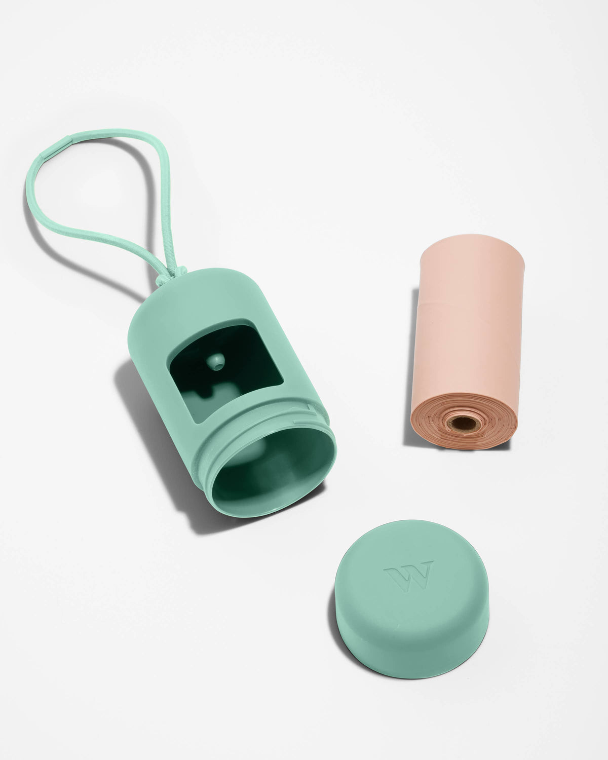 Poop Bag Carrier Dispenser - SEAFOAM! NEW COLOR!