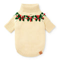 Holly Bobble Holiday Dog Sweater: X-Large