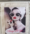 Cotton Canvas Draw String Gift Bag Always Be You