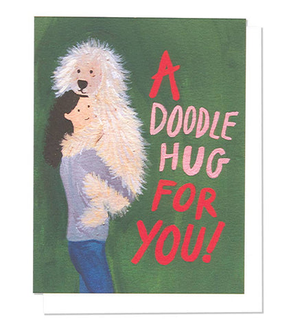 Willow Doodle Hug Single Card