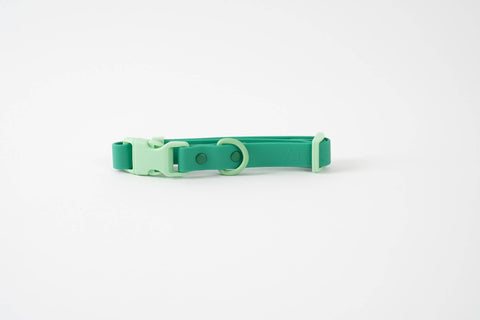 Fritz Dog Collar - Durable, Waterproof&Two-Tone | Green-L
