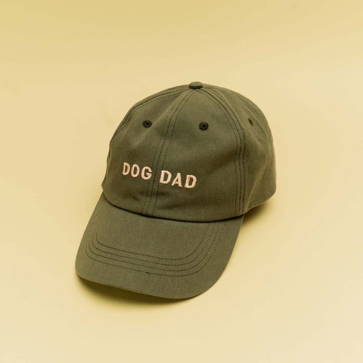 Dog Dad Hat- Olive