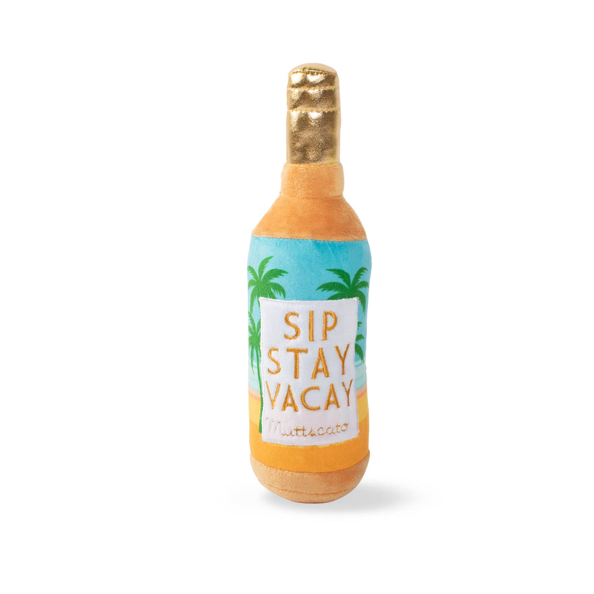 Plush Dog Toy - Sip Stay Vacay