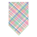 Blooming Plaid Easter Dog Bandana-Small