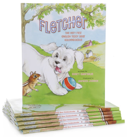 Fletcher The Very First English Teddy Bear Goldendoodle Book