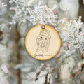 Goldendoodle Wooden Ornament