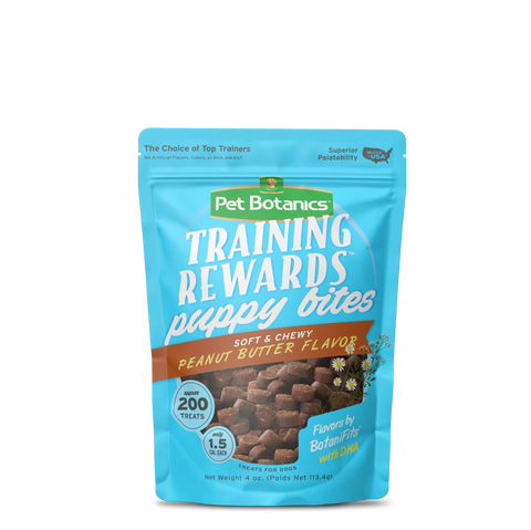Training Rewards Soft & Chewy Dog Treats, Mini, 4-oz bag- Peanut Butter