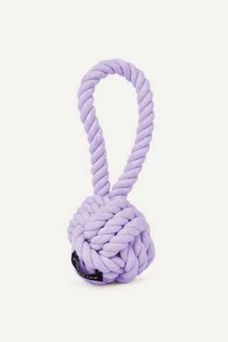 Large Twisted Rope Toy- Lavender